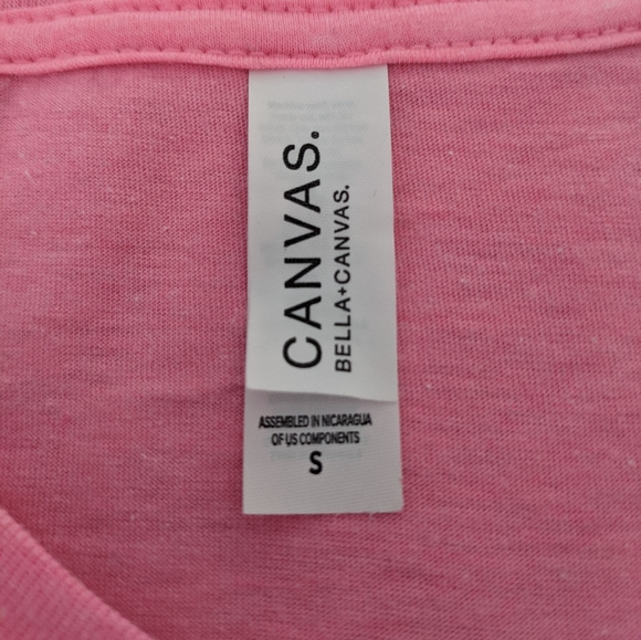 5/$35 Life is Short, Take the Trip Pink Tee - Sz S - Picture 4 of 4